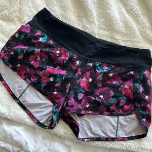 LULULEMON ATHLETICA Printed Speed up lined Running Short